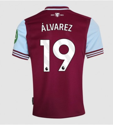 West Ham United Edson Alvarez #19 Hjemmebanetrøje 2024-25 Kort ærmer